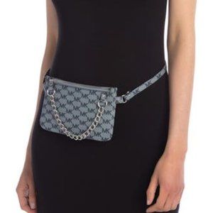 Michael Kors Pull Chain Gray Belt Bag Fanny Pack